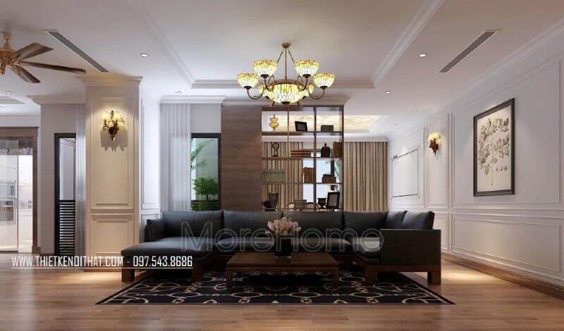 Mẫu sofa góc hiện đại sở hữu vẻ đẹp khiến cho mỗi người không nỡ rời mắt mang đến khu vực tiếp khách của gia chủ trông vô cùng sang trọng và đẳng cấp hơn sofa hiện đại
