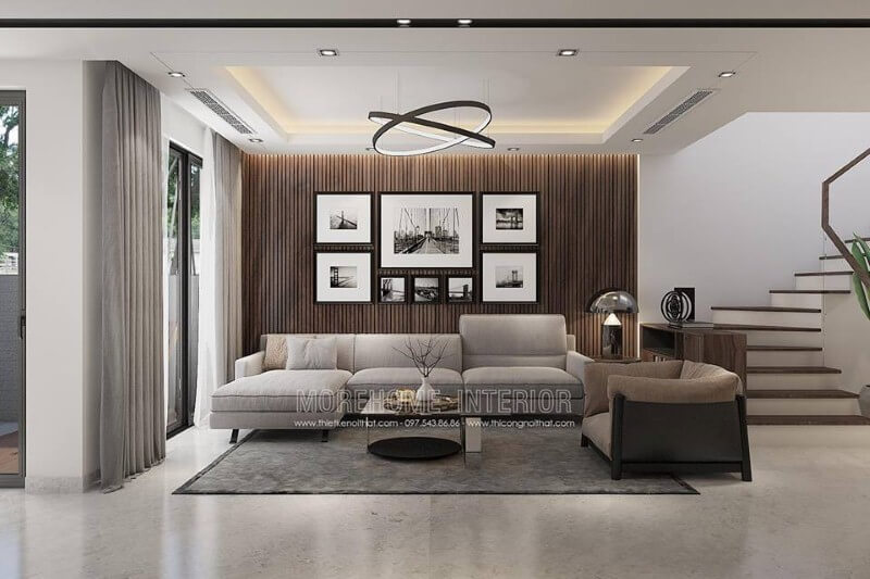 Sofa bọc vải đẹp vừa có điểm tựa khi bạn ngả lưng, vừa có không gian rộng để bạn tiếp khách là lựa chọn tuyệt vời trong không gian chính - phòng khách ngôi nhà. sofa hiện đại