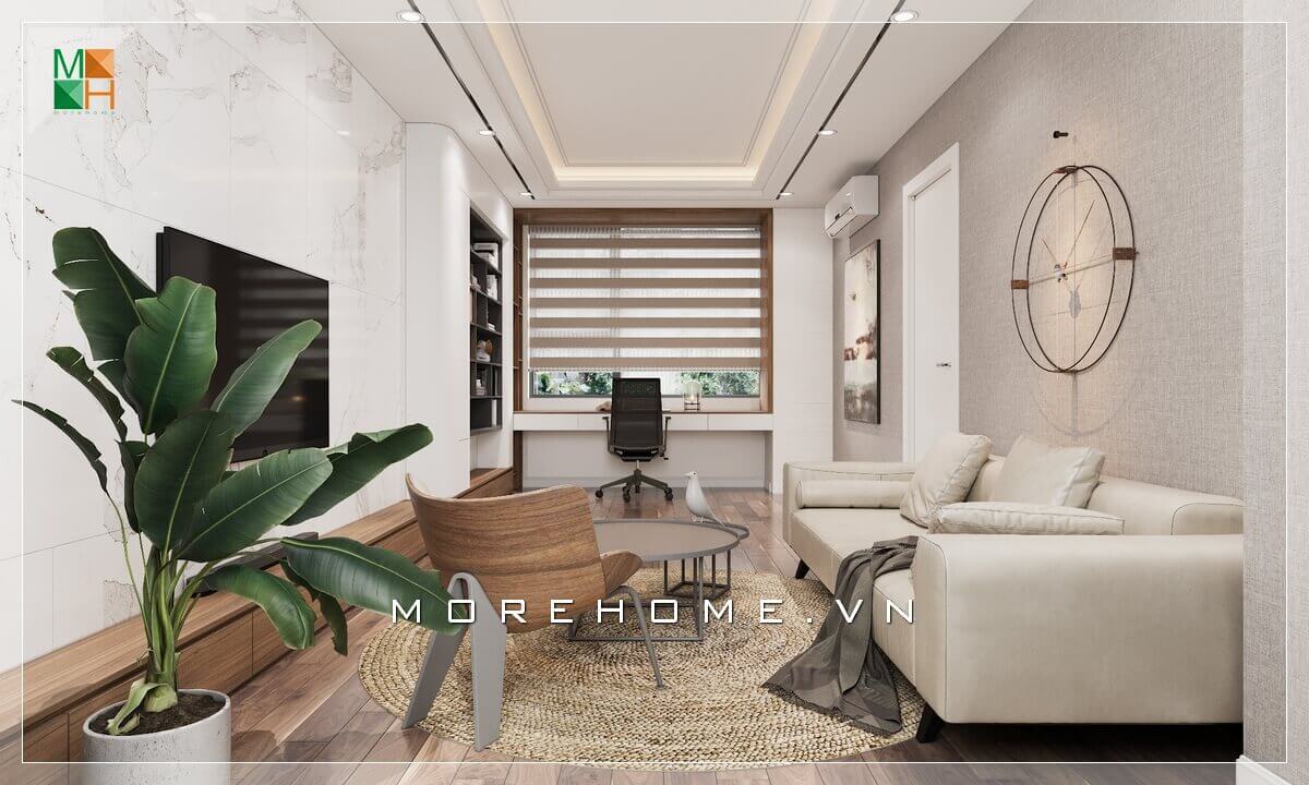 Mẫu bàn ghế sofa hiện đại thiết kế phù hợp với không gian diện tích ngôi nhà. Morehome chia sẻ những mẫu thiết kế sofa phòng khách đẹp nhất