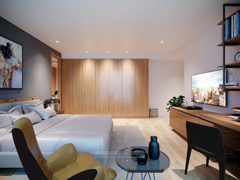 Tạo cảm giác thư giãn và dễ chịu hơn với mẫu sofa phòng ngủ cao cấp Nội thất chung cư đẹp