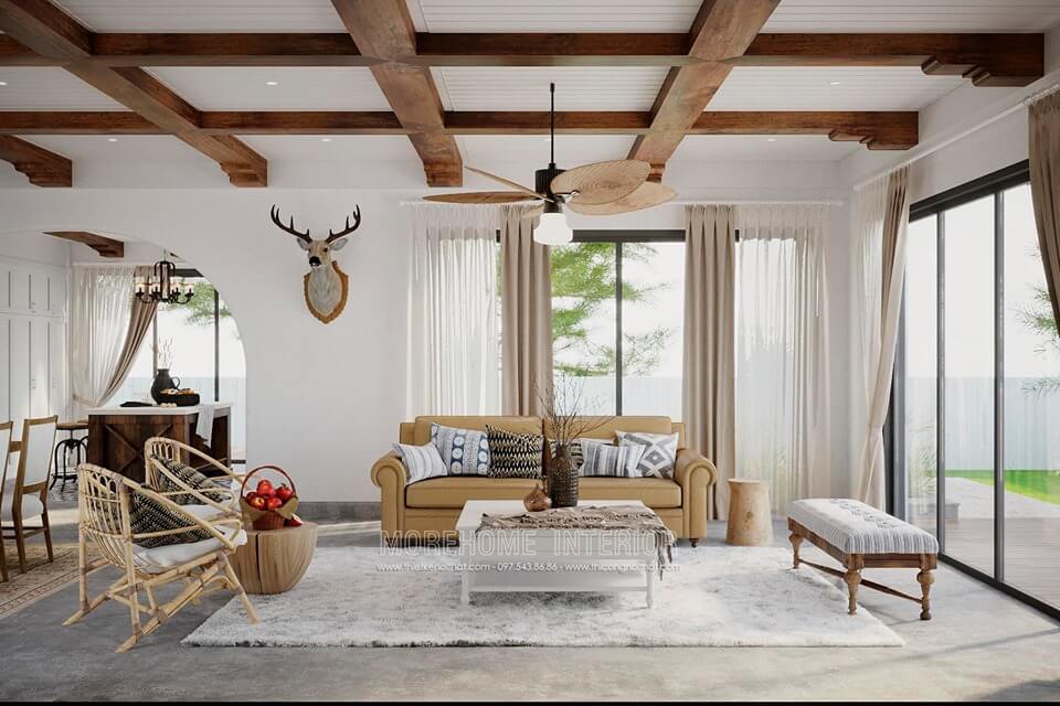 Hô biến không gian nội thất phòng khách biệt thự với bộ bàn ghế sofa bọc da, bọc vải cao cấp này Tư vấn chọn lựa mẫu sofa phòng khách đẹp nhất