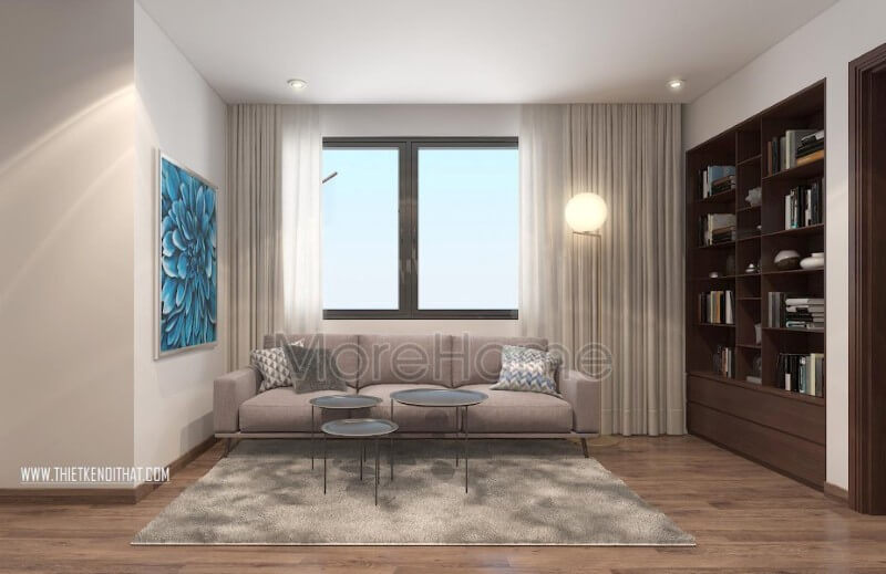 Sofa chữ i hiện đại ưu điểm lớn là không tốn nhiều diện tích vô cùng phù hợp với không gian có diện tích nhỏ như chung cư, nhà phố... Mẫu sofa hiện đại, tiện nghi cho phòng khách