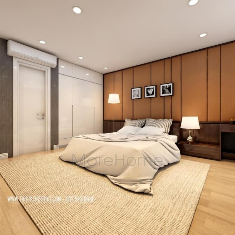 Thiết kế nội thất phòng ngủ chung cư phong cách hiện đại Nội thất chung cư hiện đại đẹp