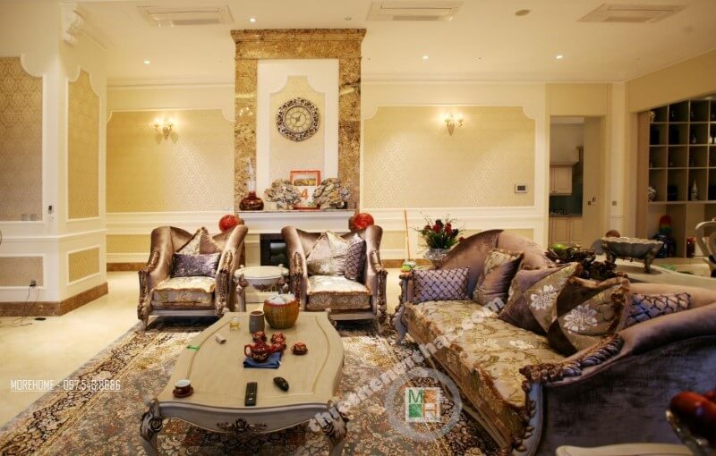 Mẫu ghế sofa phòng khách đẹp, tiện nghi và sang trọng