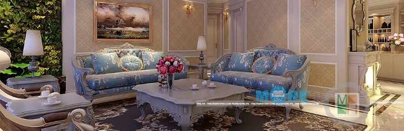 Sofa biệt thự tân cổ điển Sofa biệt thự tân cổ điển